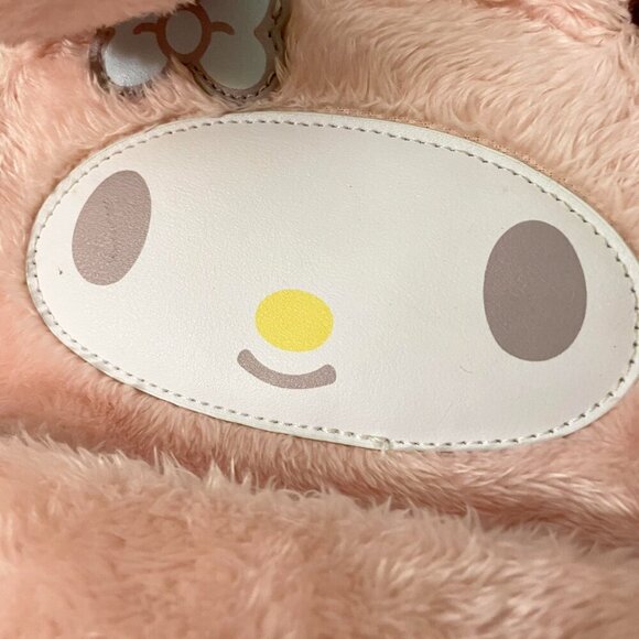 Loungefly Sanrio My Melody Fuzzy Mini Backpack Bag Flaws - Picture 16 of 16